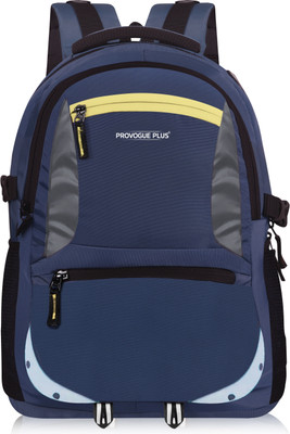 PROVOGUE PLUS Water Rasistant Fabric CRUISER Unisex Casual Office Bag with Reflective Strip 37 L Laptop Backpack(Blue)