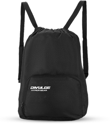 divulge Backpack Meteor Drawstring Bag PUNCH Daypack, Drawstring bag, Sport Bag 18 L Backpack(Black)