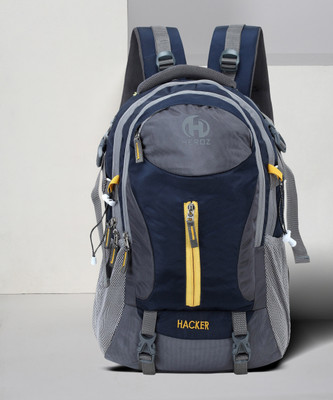 HEROZ Hacker 50 L Laptop Backpack(Blue, Grey)