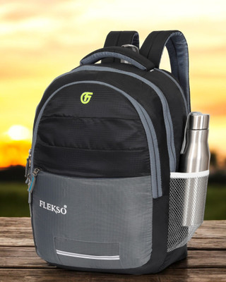 FLEKSO Nice Quality Laptop Bag/Office Bag/School Bag/College Bag/Unisex Travel 35 L Backpack(Black)