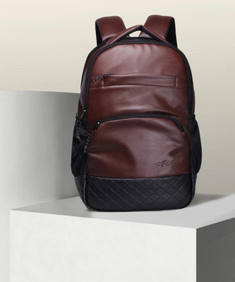 F Gear Luxur 25 L Laptop Backpack(Brown)