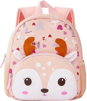 NAVRANGI High quality Children's Backpack Precious Children Kindergarten School Bag 500 L Backpack(Pink)
