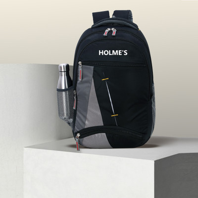 HOLME'S unisex waterproof backpack college bag casual bag laptop backpack 45 L Backpack(Black)