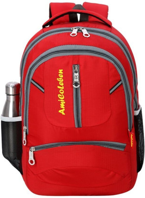 Amicoleben All New Stylish Unsex Waterproof Bags For Daily Use at School/College/Office 30 L Laptop Backpack(Red)