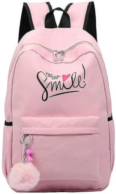 khatushyam collection SMILE-PRINT-1PC_17_10 30 L Backpack(Pink)