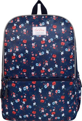 LINO PERROS Women's Printed Navy Backpack 23 L Backpack(Blue)