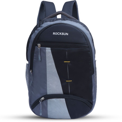 rocksun 35L LARGE | ATTRACTIVE | STYLISH & STRONG LAPTOP BACKPACK FOR MEN & WOMEN 35 L Laptop Backpack(Black, Grey)