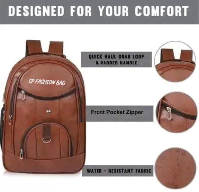 SP CREATION SCHOOL BAG / SCHOOL BACKPACK /OFFICE BACKPACK 30 L Laptop Backpack(Brown)