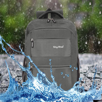 SKY RISE Waterproof Backpack with Multiple Compartments 35 L Backpack(Grey)
