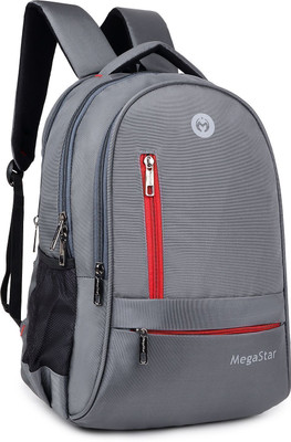 MegaStar Superb Waterproof men and women school bag, college bag, office bag 35 L Laptop Backpack(Grey)