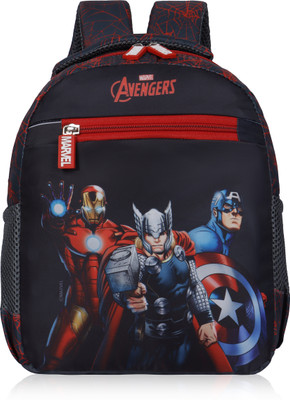 Priority 12 inch Truffle 003 Marvel Avengers Printed Dark Grey 20 L Backpack(Grey)
