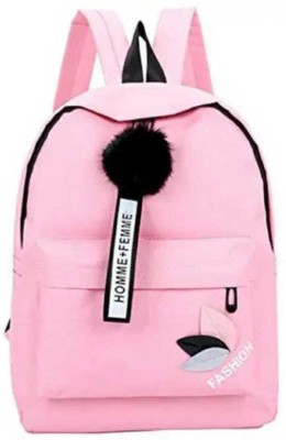 Dowet FASHION-BACKPACK-PINK-1PC_2_11 20 L Backpack(Pink)