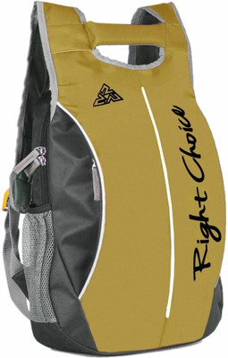 RIGHT CHOICE college causal bag styish stuff quality mercedes 10 L Backpack(Yellow)
