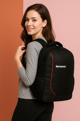 Lenovo 15.6 inch Laptop Backpack Used For Office/School/College/Travel 26.7 L Laptop Backpack(Black)