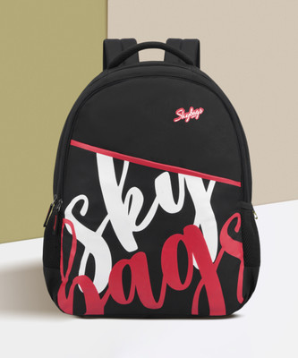 SKYBAGS QUBE 02 SCHOOL BACKPACK (E) BLACK 28 L Backpack(Black)