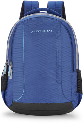 ARISTOCRAT Medium 26 L Laptop Backpack Polyester 26L Amp Laptop Backpack (H) Blue For Men & Women (Blue) For Rs. 550 @ 74 %