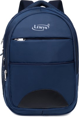 LEWYN Casual Waterproof Spacy Unisex Bags For Office/School/College/Business Travel 32 L Laptop Backpack(Blue)