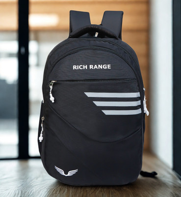 RICH RANGE RICH RANGEJetPack Waterproof Backpack | School, College & Laptop Bag(Blue, 35 L) 35 L Backpack(Black)