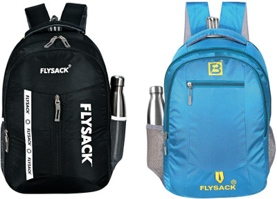 FLYSACK Everyday Versatile Casual Durable Stylish Multi-Purpose Classic Backpack 35 L Backpack(Black, Blue)