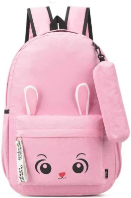 Dowet BUNY-BKPACK-PINK-1PC-K_2_10 10 L Backpack(Pink)