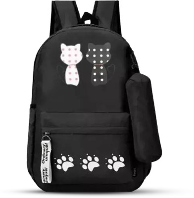 Plama GIRLS BEST TRENDY SCHOOL / COLLEGE / CASUAL BACKPACK FOR GIRLS 30 L Backpack(Black)