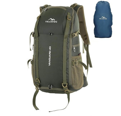 TRAWOC 40L Travel Laptop Casual Bag for Trip Trekking & Hiking Unisex 40 L Laptop Backpack(Green)