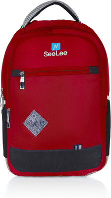 SeeNLee Urban Collection - School & College Backpack 28 L Backpack(Red)