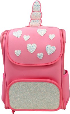 Scoobies Heart to heart bags 14 L Backpack(Pink)