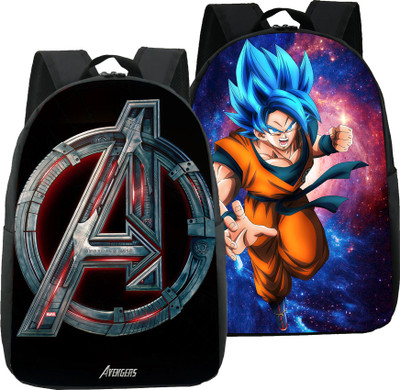 khatushyam collection AVANGER+GOKU-2-COMBOb 30 L Laptop Backpack(Grey)