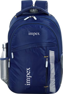 IMPEX spacy comfortable 4th to 10th class casual school bags Waterproof School Bag 35 L Backpack(Blue)