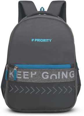 Priority Polyester Spectra 004 Printed College 36 L Backpack(Grey)