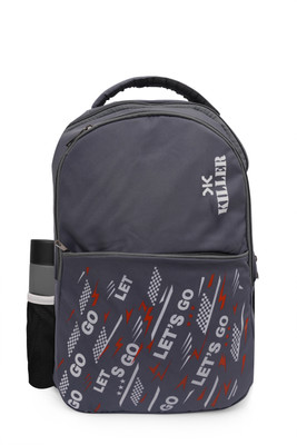 KILLER unisex Spacy and reflective strip 30 L Laptop Backpack(Black)