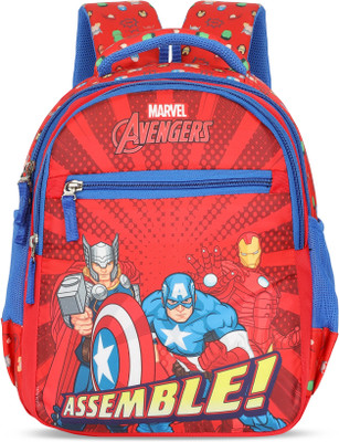 Priority 16 inch Snickers 005 Marvel Avengers Printed Red 27 L Backpack(Red)