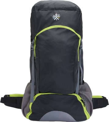 Cult Standard Daypack Bag For Camping | Hiking Trekking | 1 Year Warranty 55 L Backpack(Black, Green)