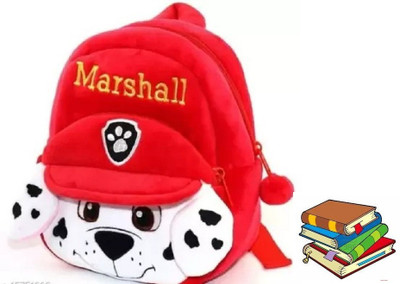 Bluemoon Soft Material For Kids Plush Backpac 10 L Backpack(Red)