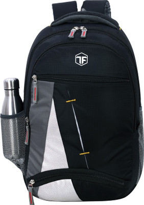 TAHAENTERPRISE Unisex Premium Quality, Office/College/School Laptop Bag with internal organiser 30 L Laptop Backpack(Black)