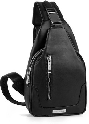 Smith & Blake Cross Body Shoulder Bag Ethan 14 L Backpack(Black)