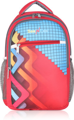 SeeNLee See N Lee | Vainkat Collection | Feathers 28 L Backpack(Red)