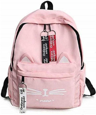 HouseOfCommon Fashion Backpack for Girls Women Backpack College Bag for Girls 10 L Backpack(Pink)