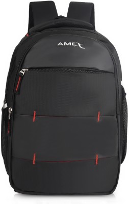 AMEX Black Laptop Bag 35 L Laptop Backpack(Black)