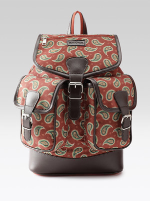 ANOUK Poly Canvas Satchel Trendy Stylish 10 L Backpack(Brown)