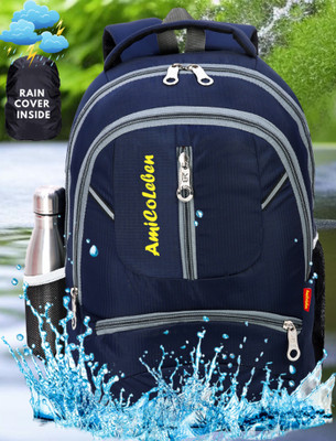 Amicoleben Smart Bag Spacy Comfortable 4th to 10th class casual Waterproof School Bag 30 L Trolley Backpack(Blue)