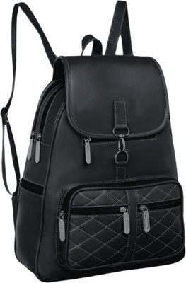 FD FASHION Classic Stylish Trendy Backpack For Women's & Girls 20 L Backpack(Black)