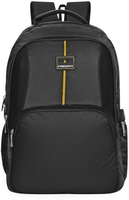 Priority 20 Inch Solid Black Polyester 40 L Laptop Backpack(Black)