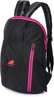 H-Hemes HEMES-PinkZip-Lunch-Bag_15 12 L Backpack(Black, Pink)