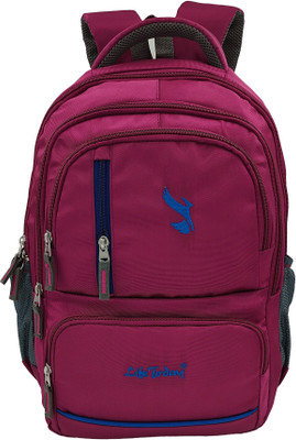 Life Today 26 Litres Maroon 15.6 Inch Water Resistance Polyester Laptop Backpack 26 L Laptop Backpack (Maroon) 26 L Laptop Backpack(Maroon)