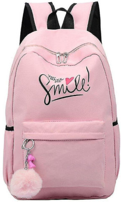 TEZONE SMILE-PRINT-1PC_20_10 30 L Backpack(Pink)