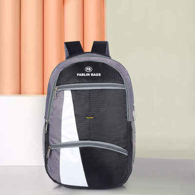 Fablin Laptop Backpack School College Casual Bag for Men Women 30 L Backpack(Grey)