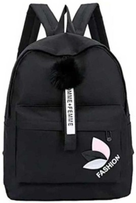 Dowet HBW-FASHION-BACKPACK-BLACK-1PC-MM_5_11 15 L Backpack(Black)