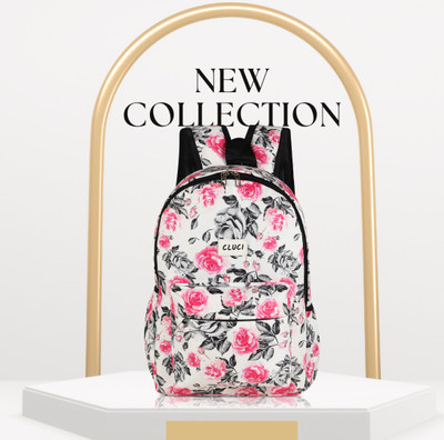 Cluci Trendy Women's College Backpack – Stylish, Durable & Functional Waterproof Backpack(Multicolor, 26 L)